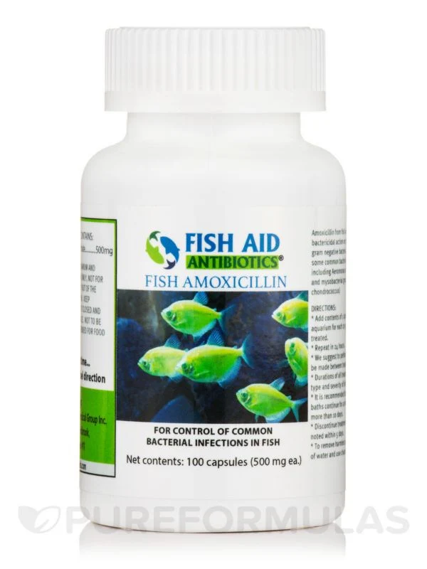 Fish Aid Antibiotics Fish Amoxicillin 500 MG