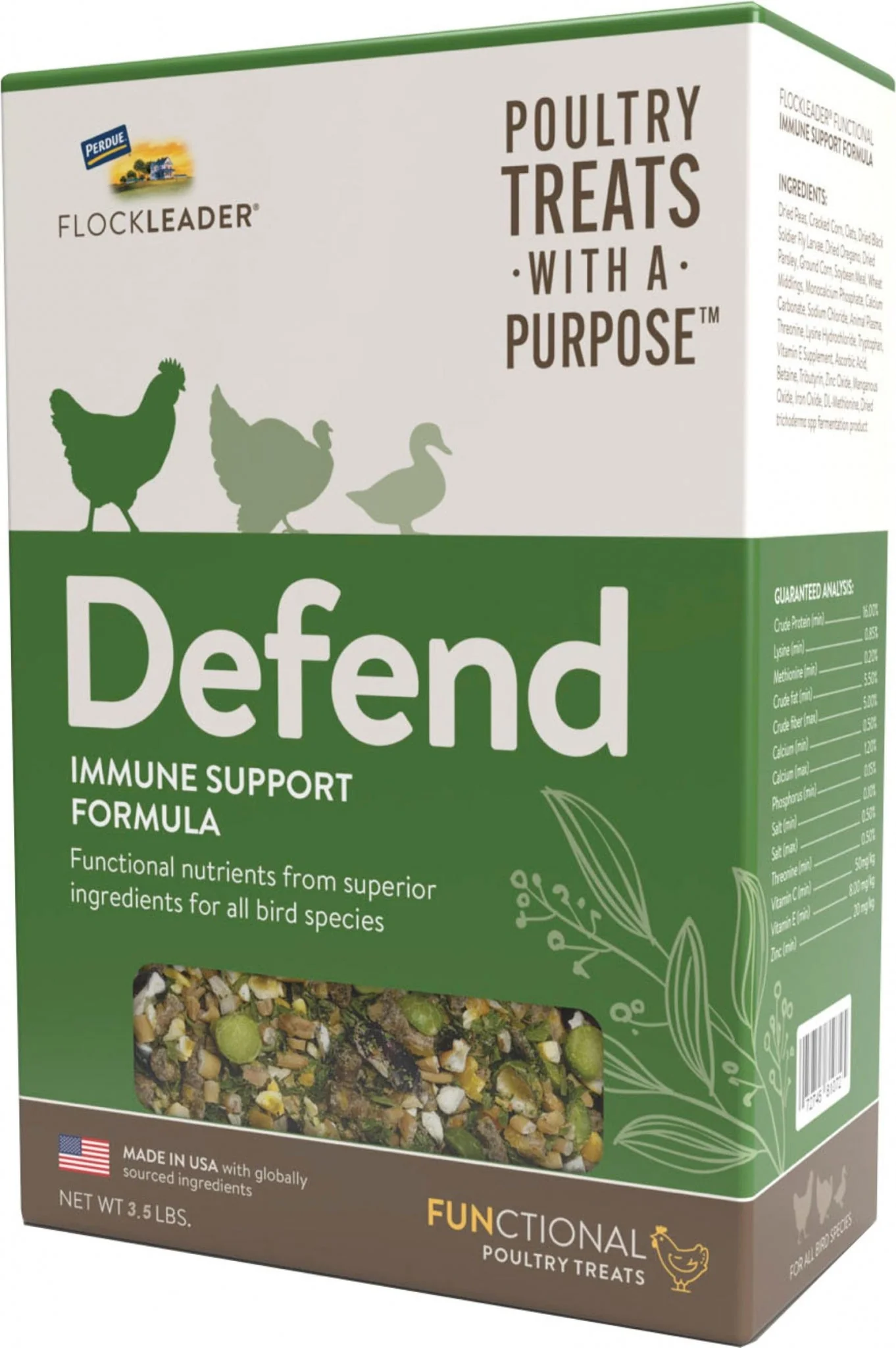 Flockleader Defend Functional Poultry Treat