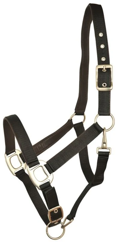 Gatsby Leather Pad Nylon Halter