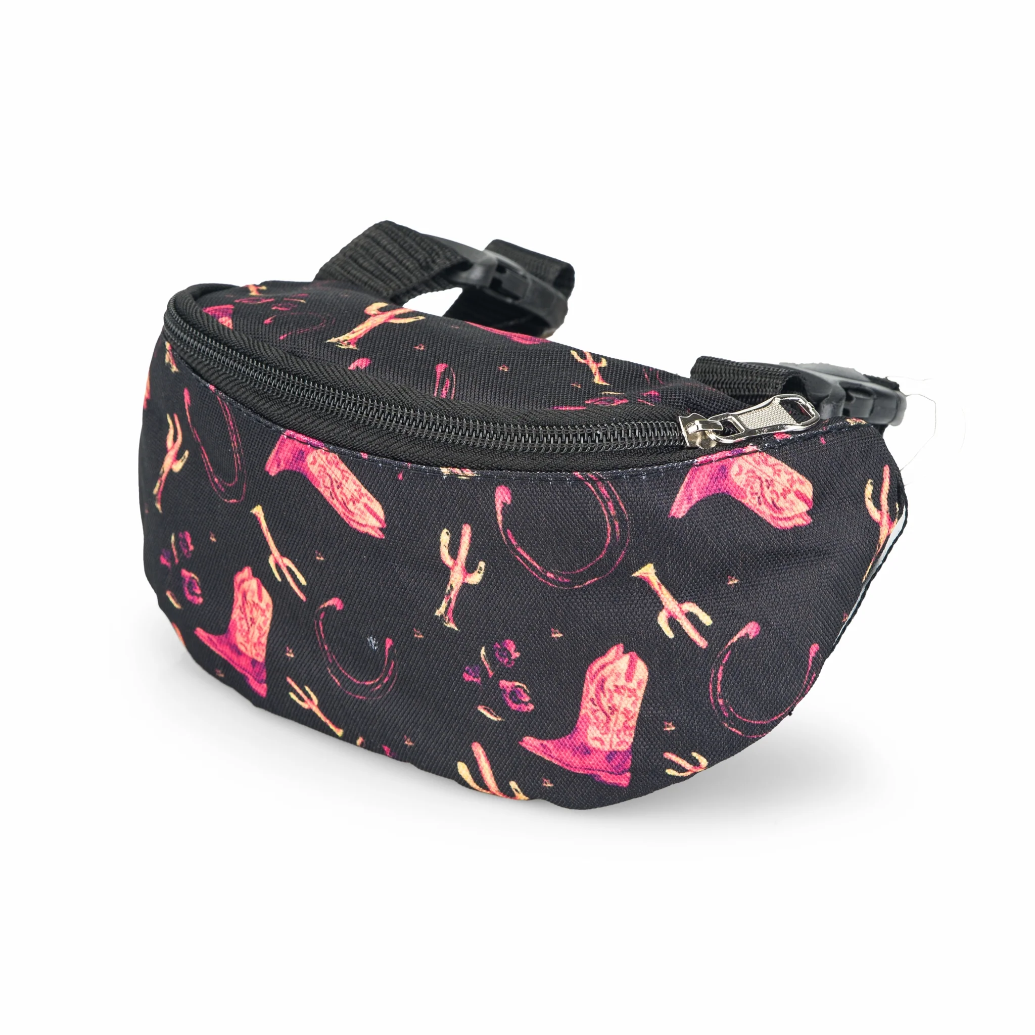 Gatsby Print Nylon Saddle Pouch - Image 2