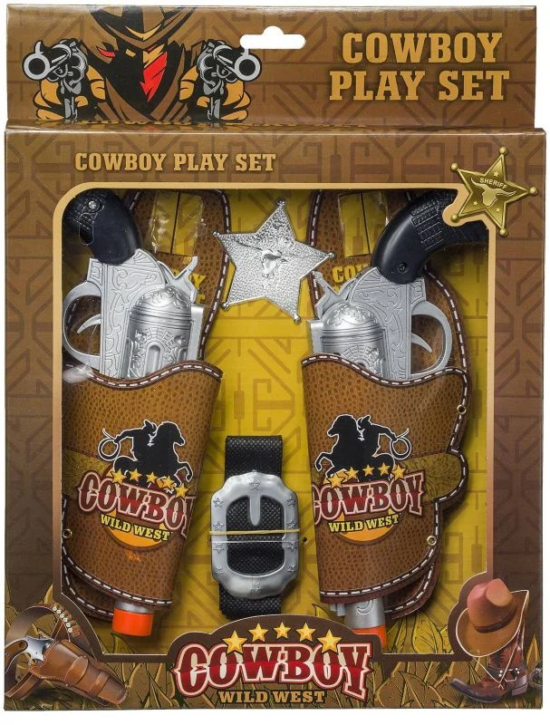 Gift Corral Wild West Cowboy Play Set - Double Pis
