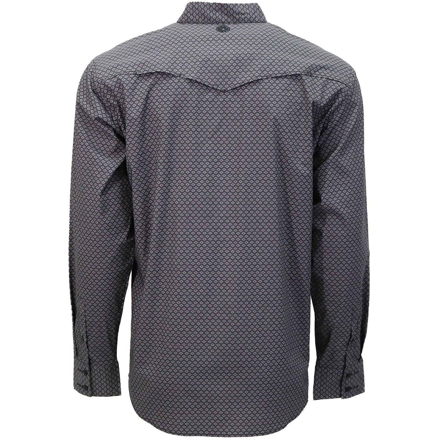 Hooey Mens Maverick Micro Texture Long Sleeve Shirt - Image 2