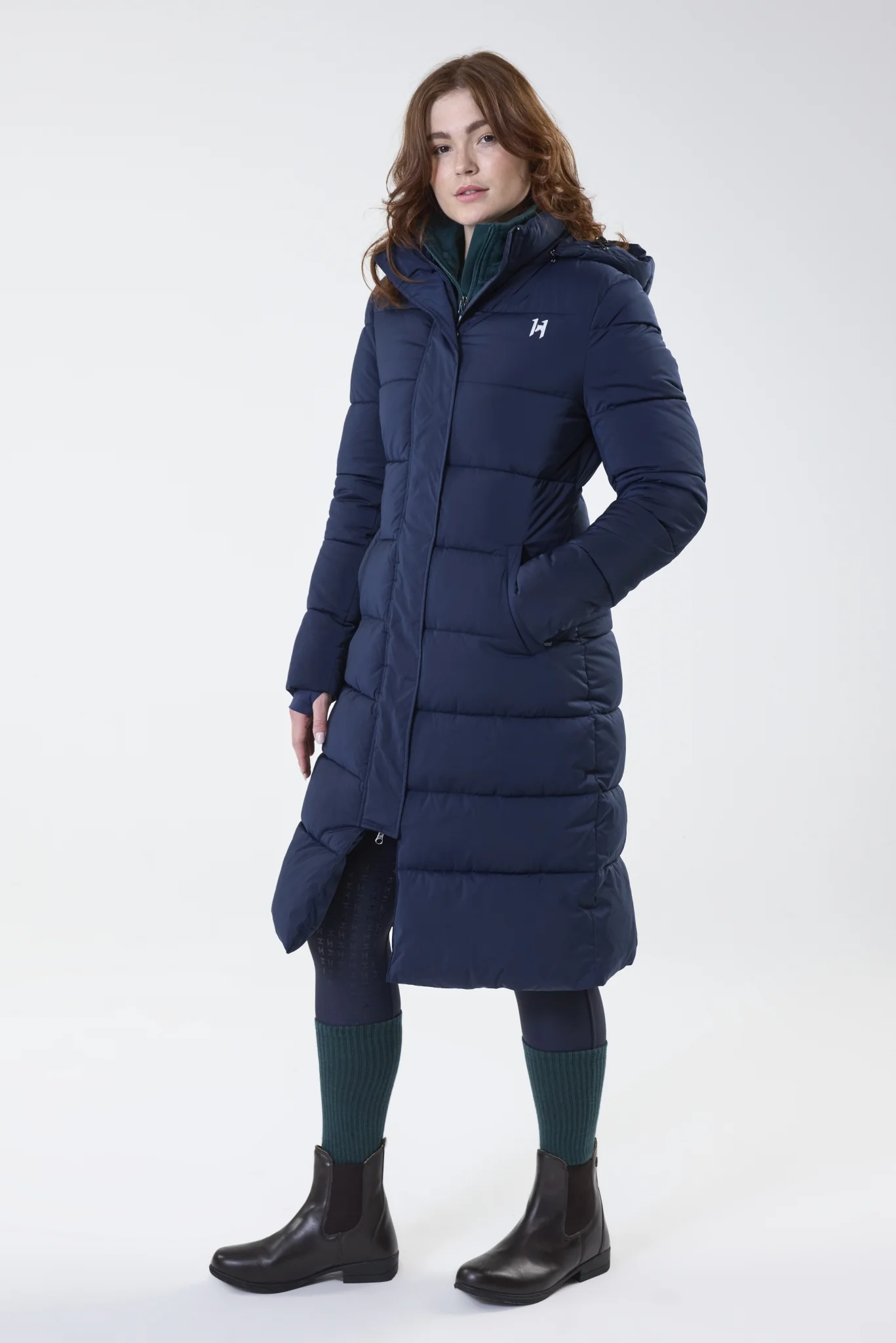 Horseware Ladies Verve Long Padded Coat - Image 2