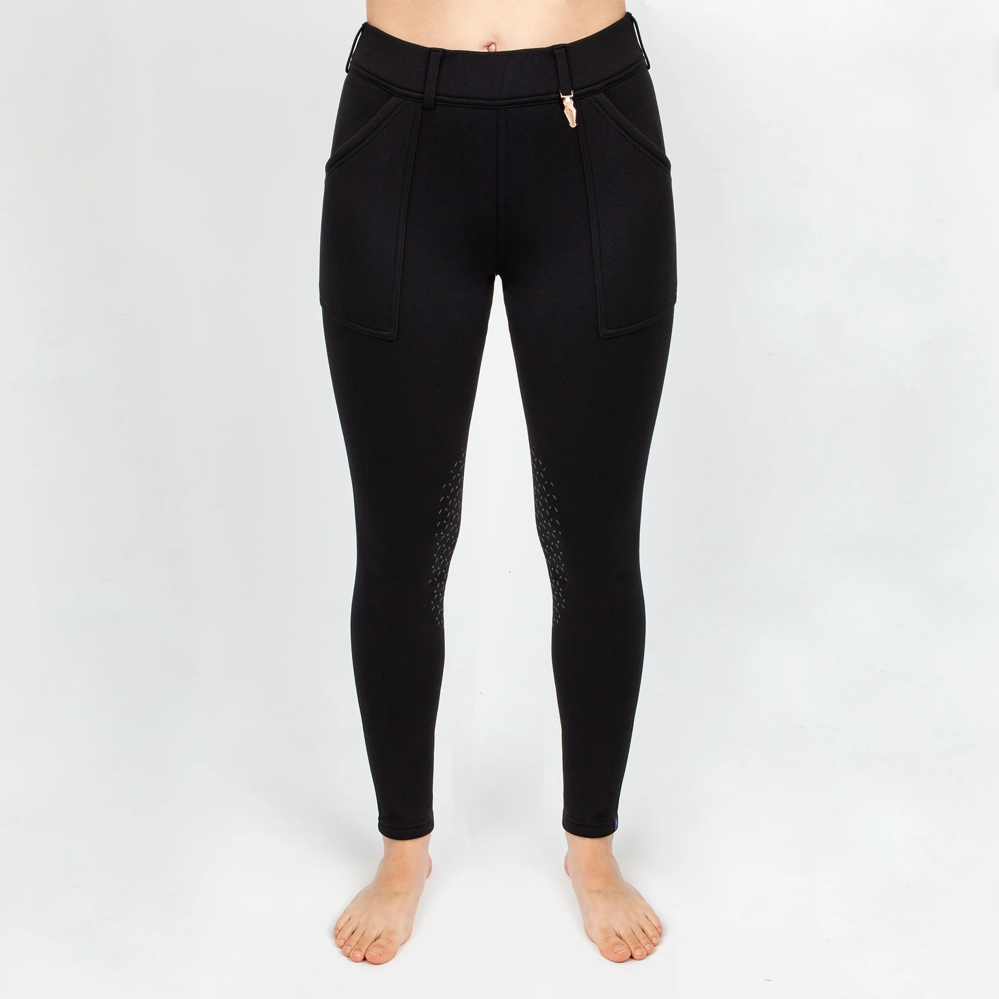 Irideon Kids Fjord Fleece Knee Patch Breeches - Image 4