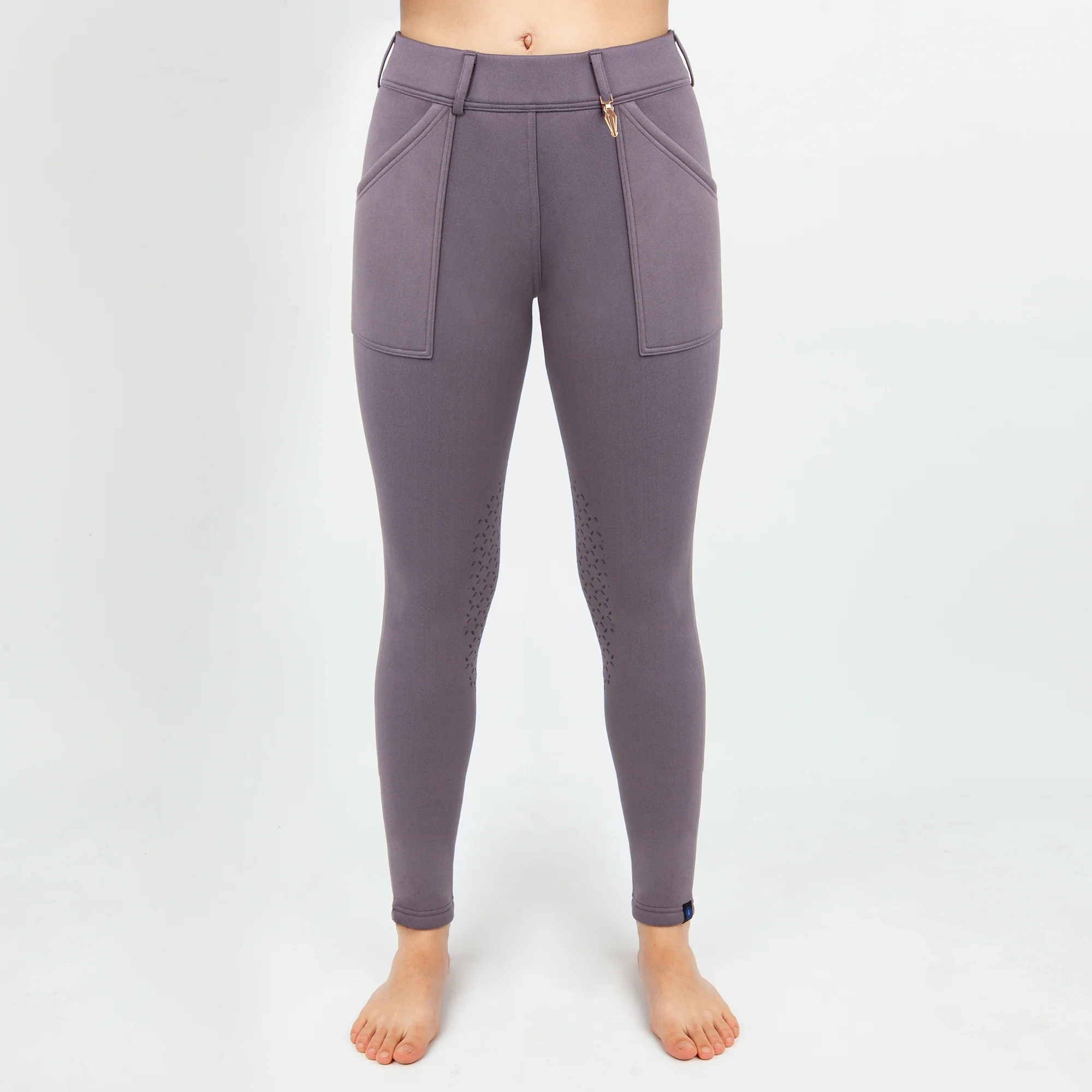 Irideon Kids Fjord Fleece Knee Patch Breeches - Image 6