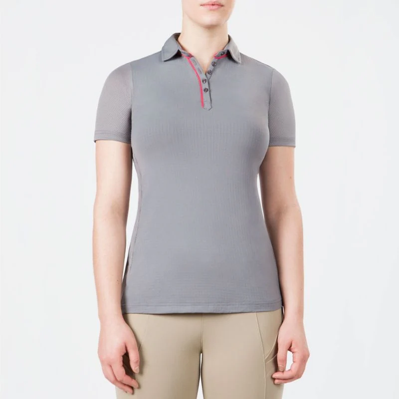 Irideon Ladies Icefil Tech Polo LG Dove/Azalea - Image 5