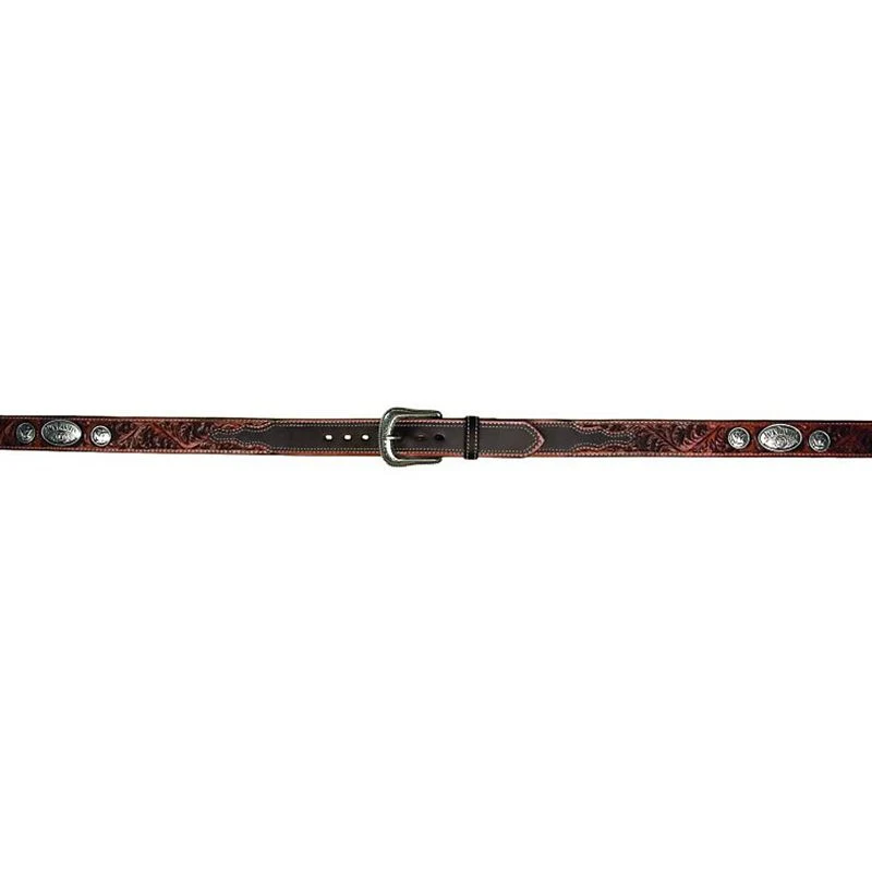 Jack Daniels Black Cutout Leather Belt