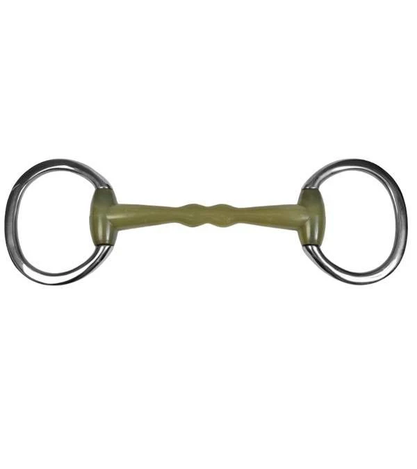 Jacks Apple Flexible Shaped Eggbutt Snaffle Bit 5"