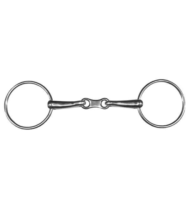 Jacks French Loose Ring Snaffle Bit 5" Stainless S