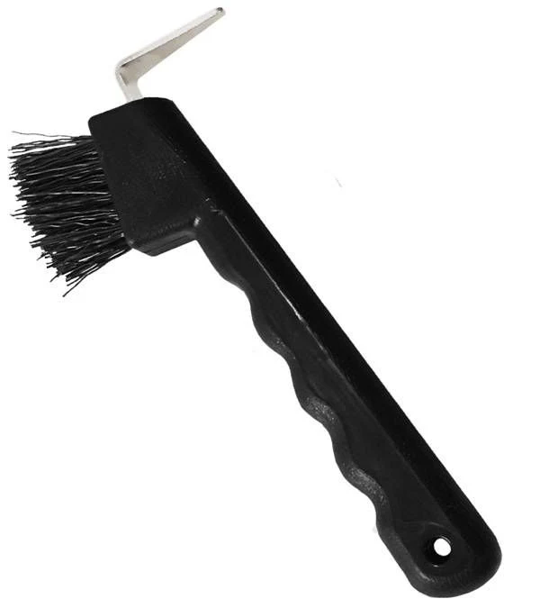 Jacks Hoof Pick with Brush 6" Black - Image 8