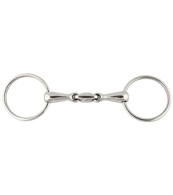 Jacks Horizontal Elliptical Loose Ring Snaffle Bit