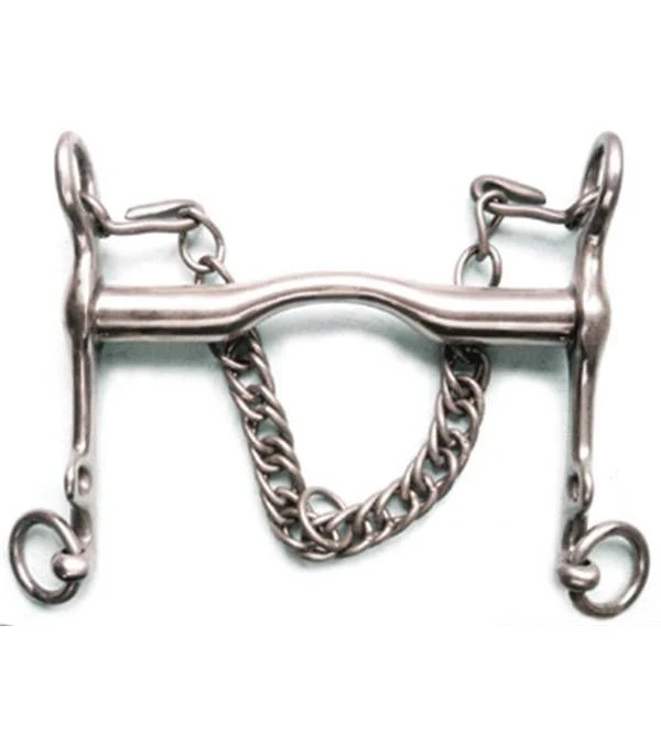 Jacks Low Port Weymouth Bit 5-1/2" German Silver