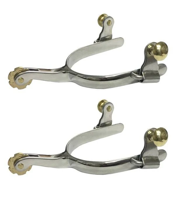 Jacks Roper Spurs with 3/8" Smooth Band - Sold in - Image 2