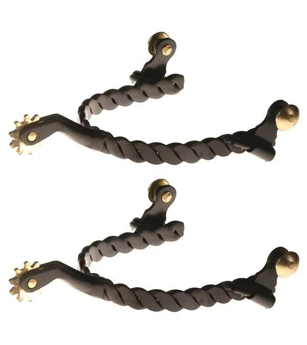 Jacks Twisted Spurs #112 - Sold in Pairs Ladies Bl - Image 2