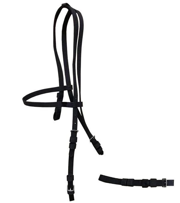 Jacks Ultra Race Bridle 5/8" Black