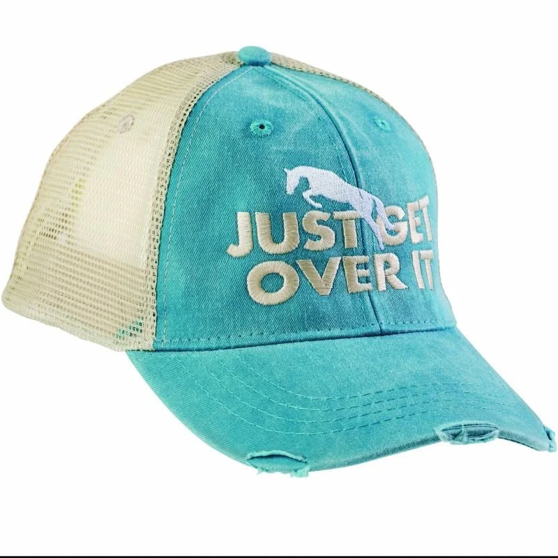 Just Get Over It Mesh Back Cap Navy/Tan