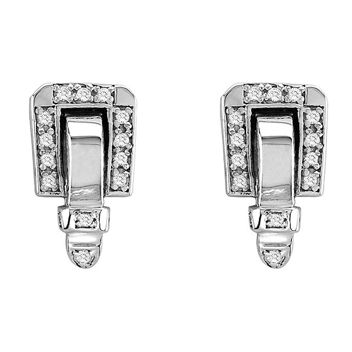 Kelly Herd Bling and Buckle Earrings