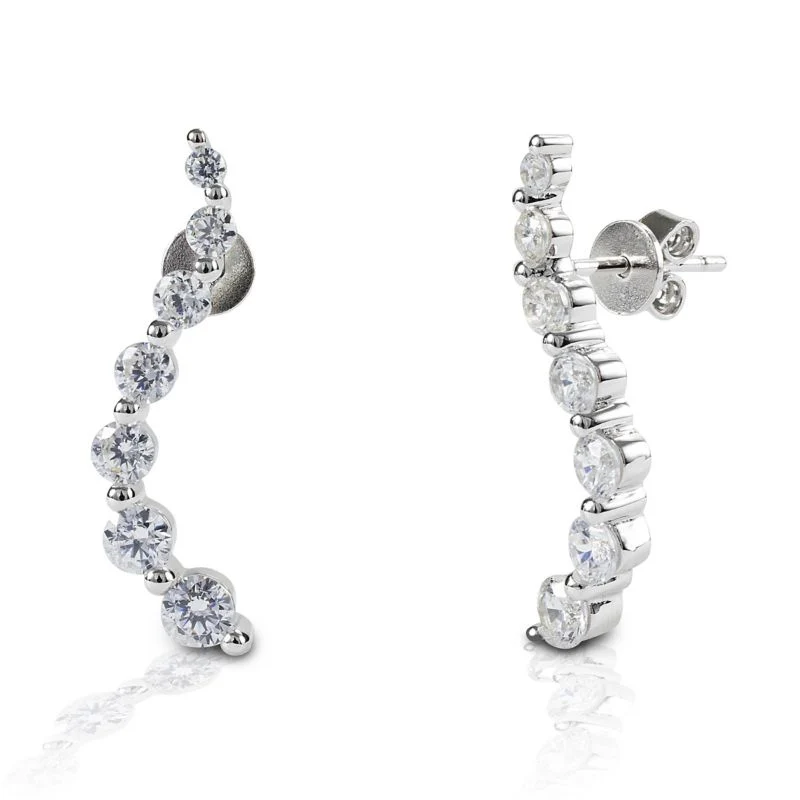 Kelly Herd Journey Earrings - Sterling Silver One