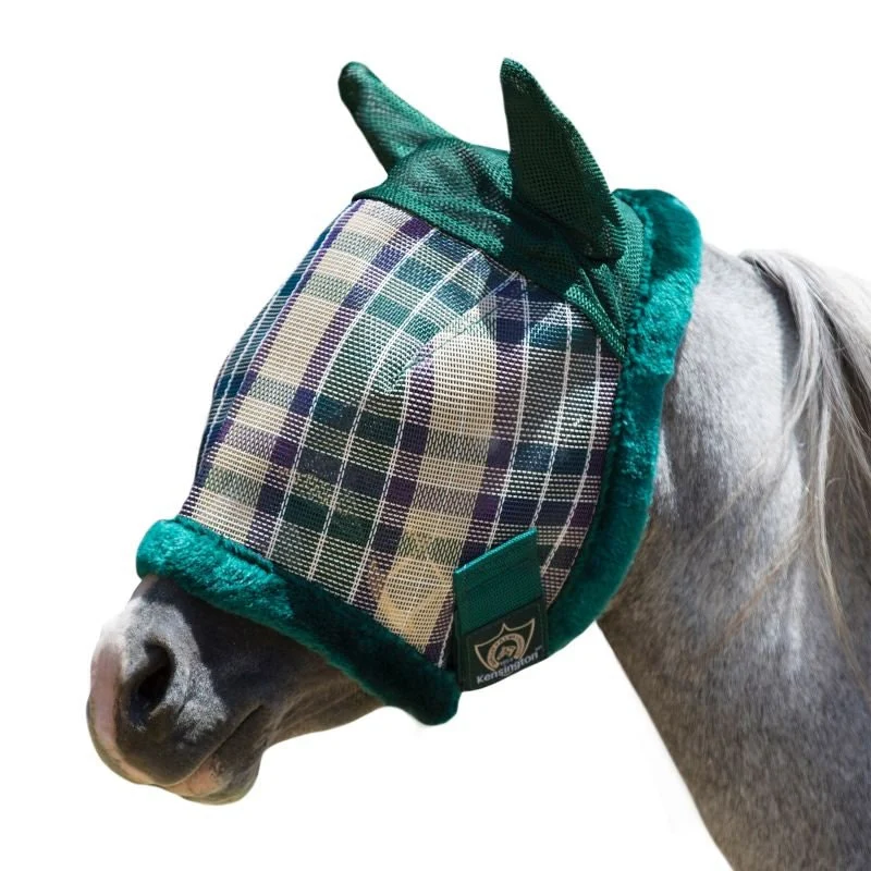 Kensington Pony Signature Fly Mask with Plush Fleece - Image 3