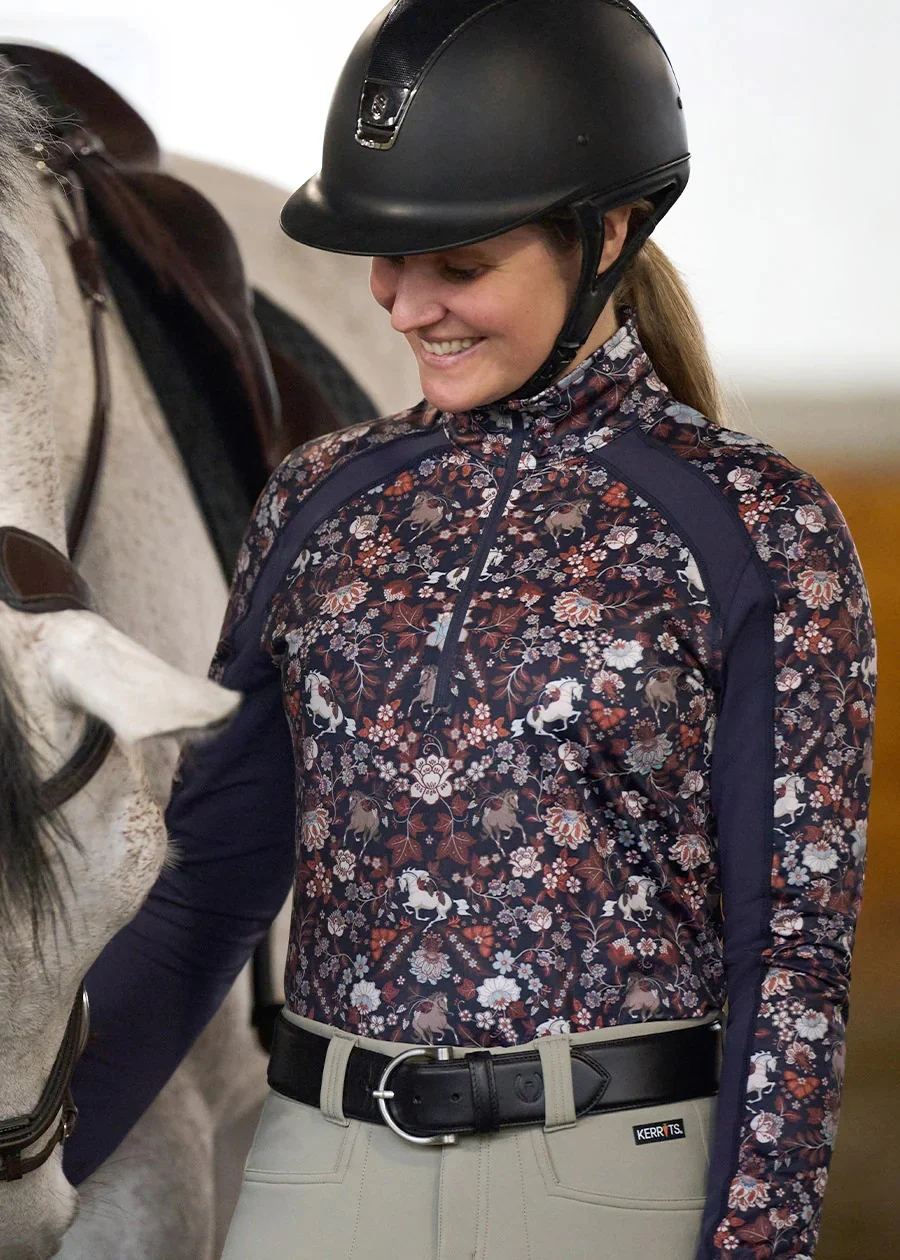 Kerrits 1st Q Zip Fleece Tech Top - Image 21