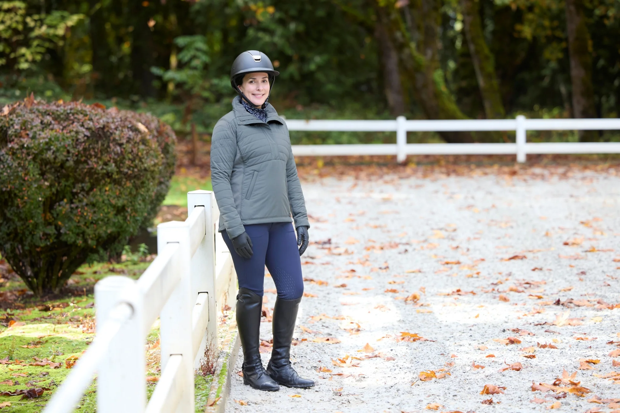 Kerrits Hoofprint Quilted PO Jacket - Image 10