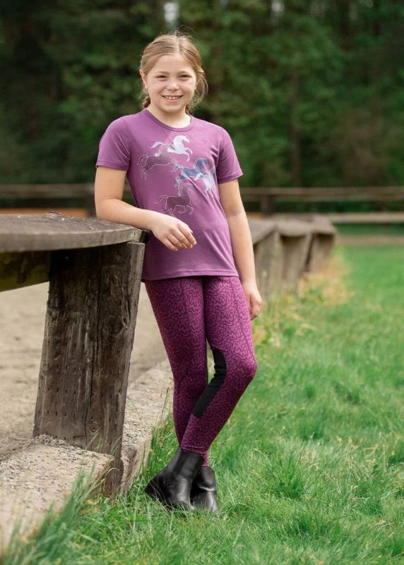 Kerrits Kids Knee Patch Tights - Image 37