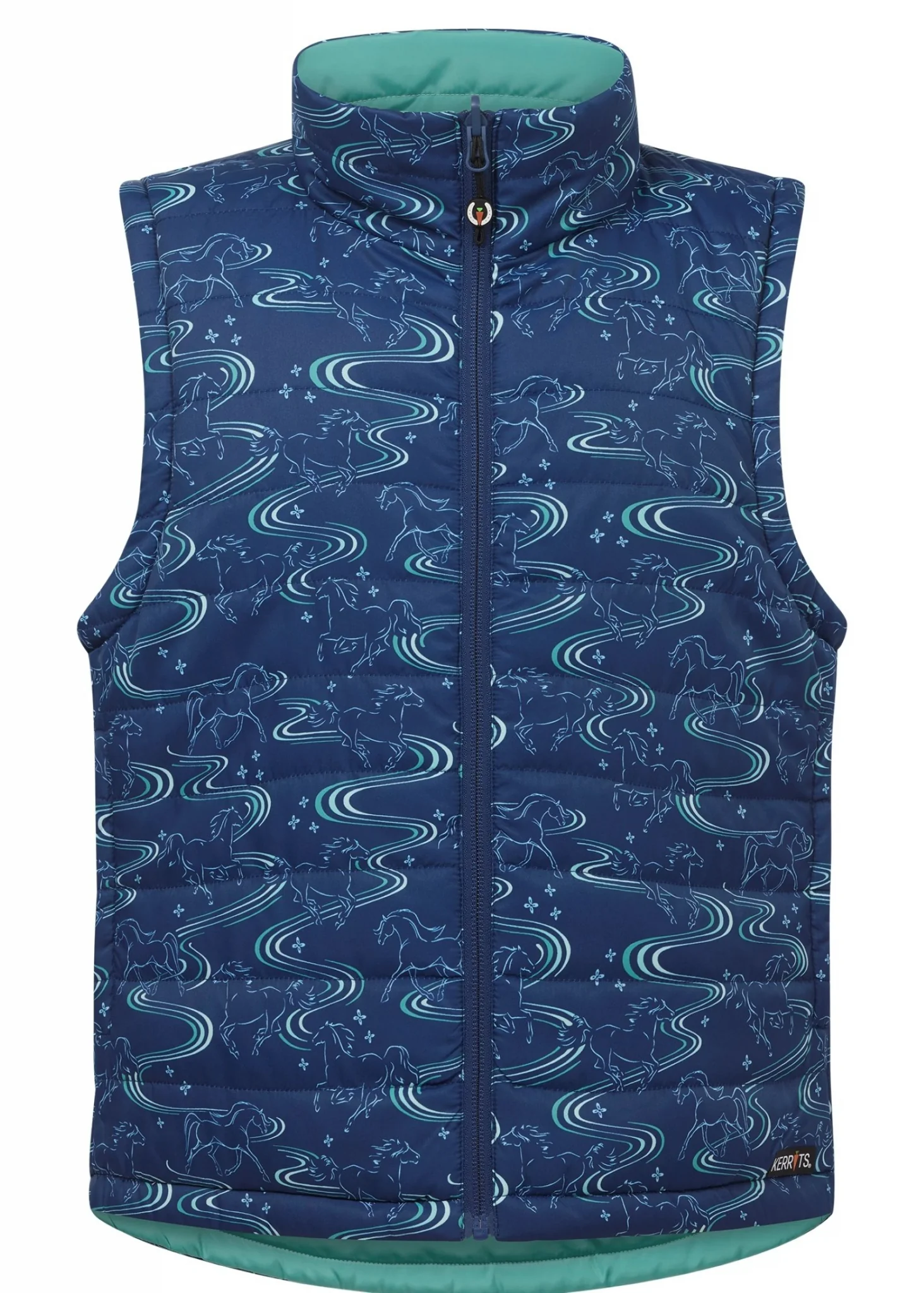 Kerrits Kids Ride The Wind Quilted Vest - Image 2