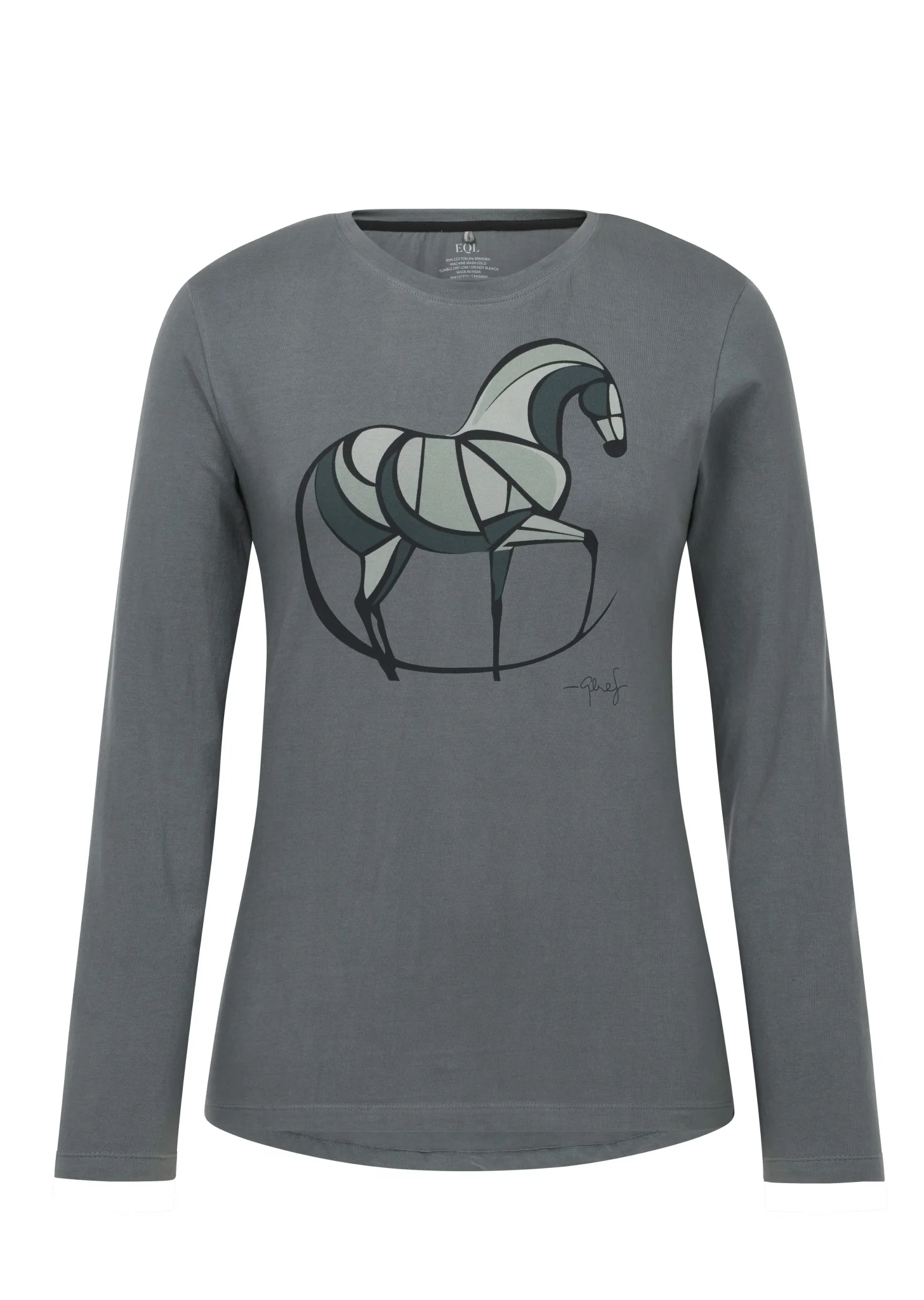 Kerrits Mosaic Horse LS Tee - Image 2