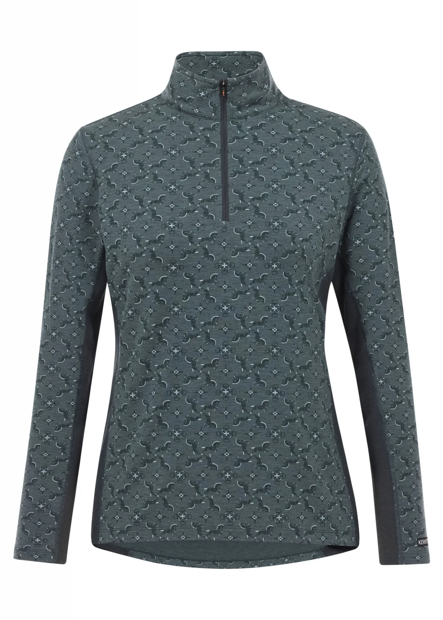 Kerrits Stable Temp Wool Qrt Zip Top - Image 2