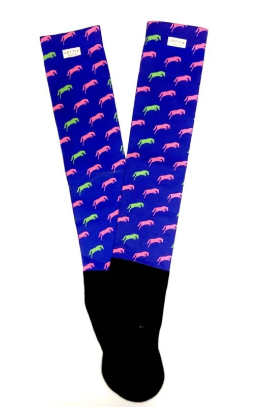 Lettia Collection Padded Boot Socks Adult Preppy J - Image 2