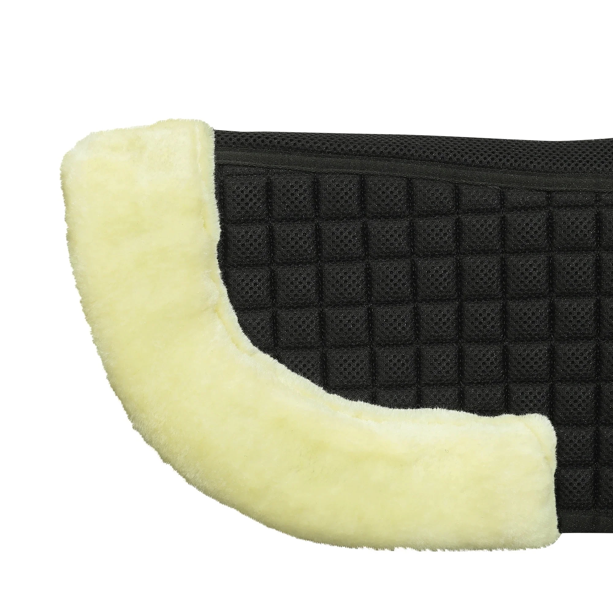Lettia CoolMax Sherpa Quilted Half Pad with Trim - Image 4