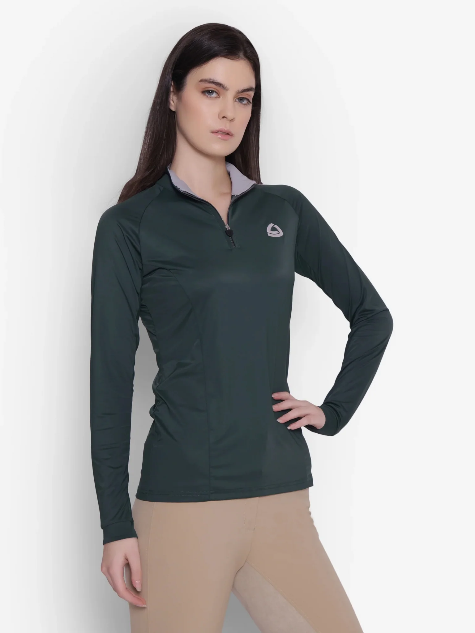 Lettia Ladies EquiFine Long Sleeve Sun Shirt - Image 2