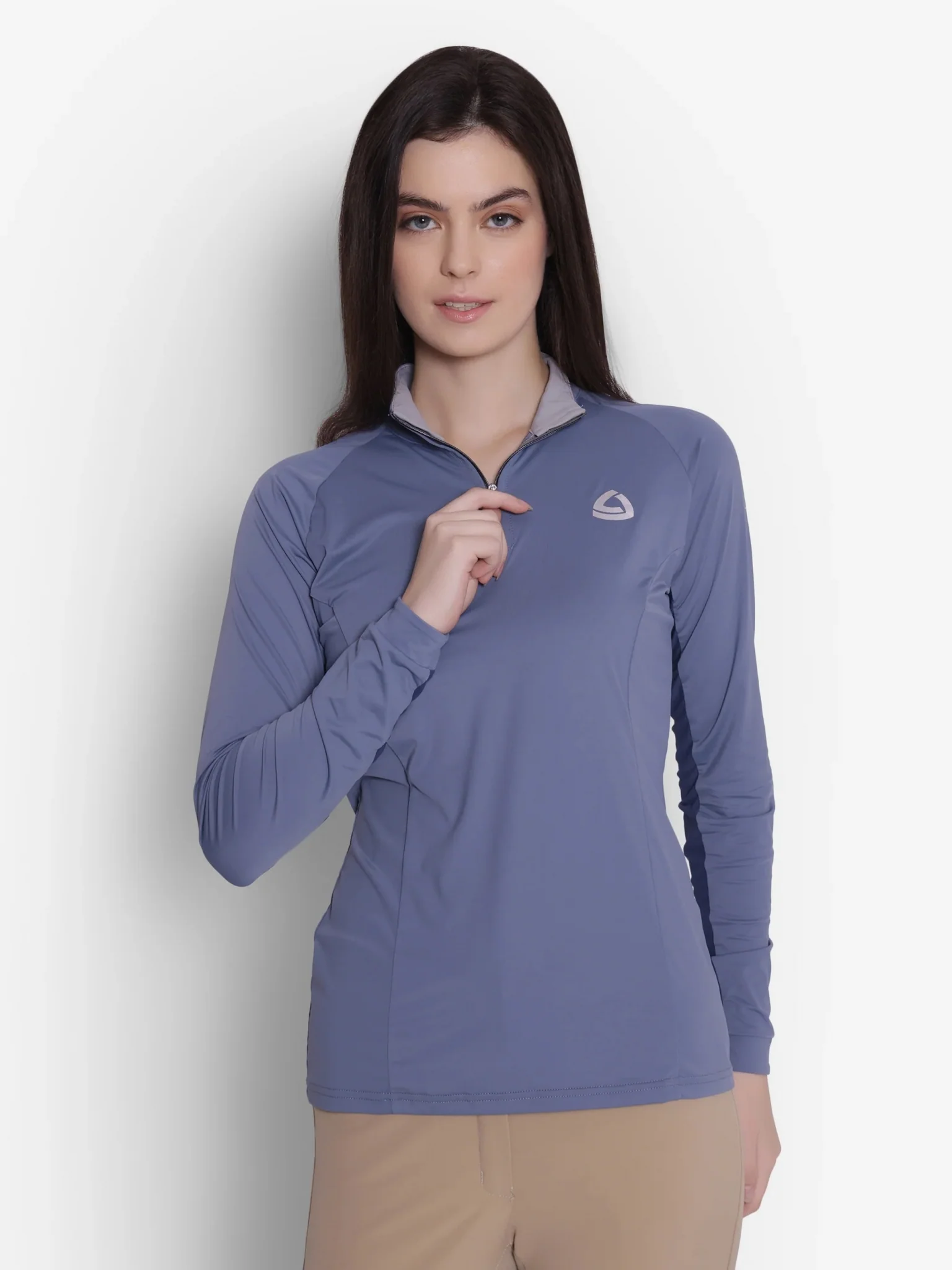 Lettia Ladies EquiFine Long Sleeve Sun Shirt - Image 3