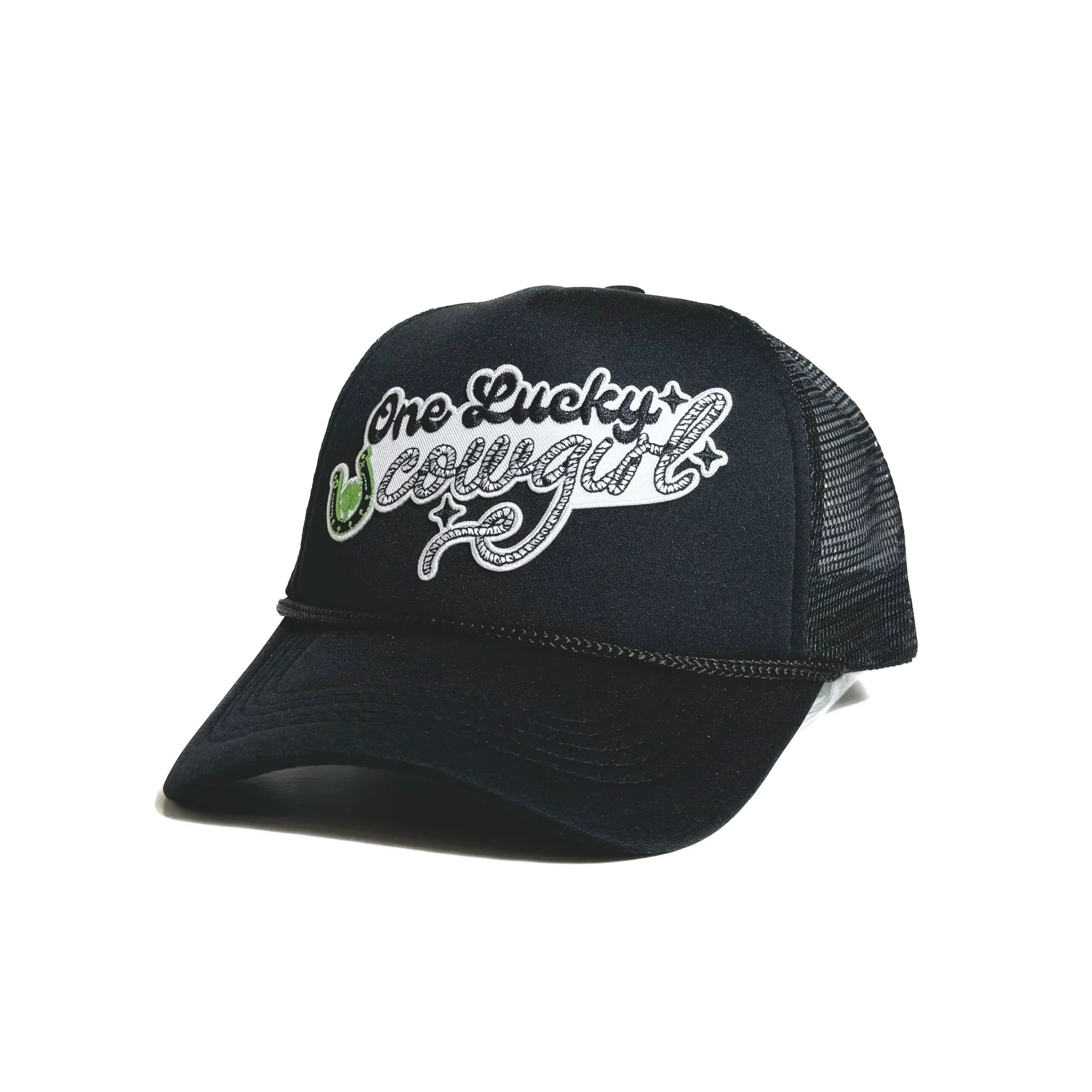 Lucky Chuck One Lucky Cowgirl Patch Foamie Trucker Hat