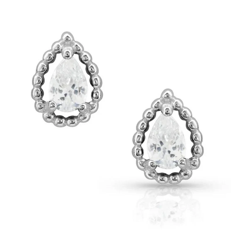 Montana Silversmiths Arctic Rain Teardrop Earrings