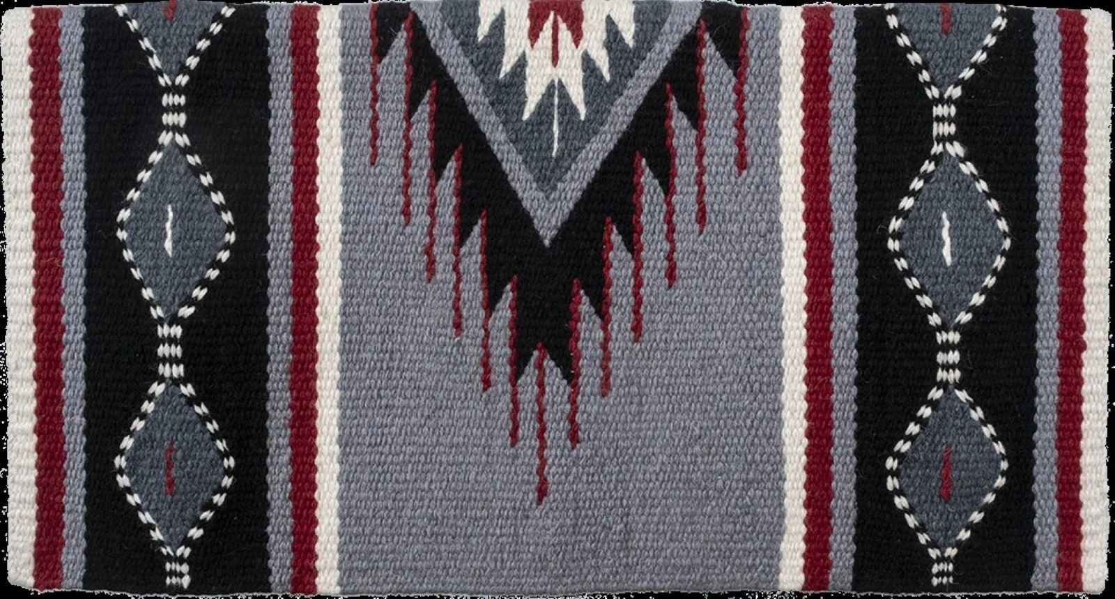 Mustang Del Rio Saddle Pad with Pressed Wool Spine Relief - Image 2