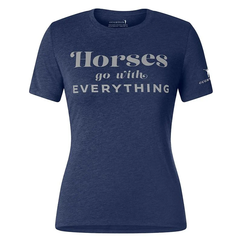 Oughton Horses Go With Everything Tee