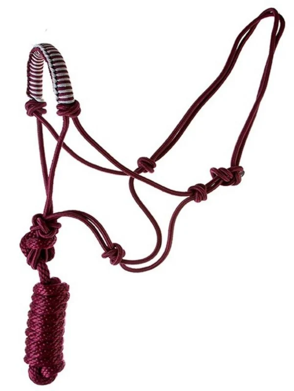 Pony Noseband Rope Halter 7ft Lead