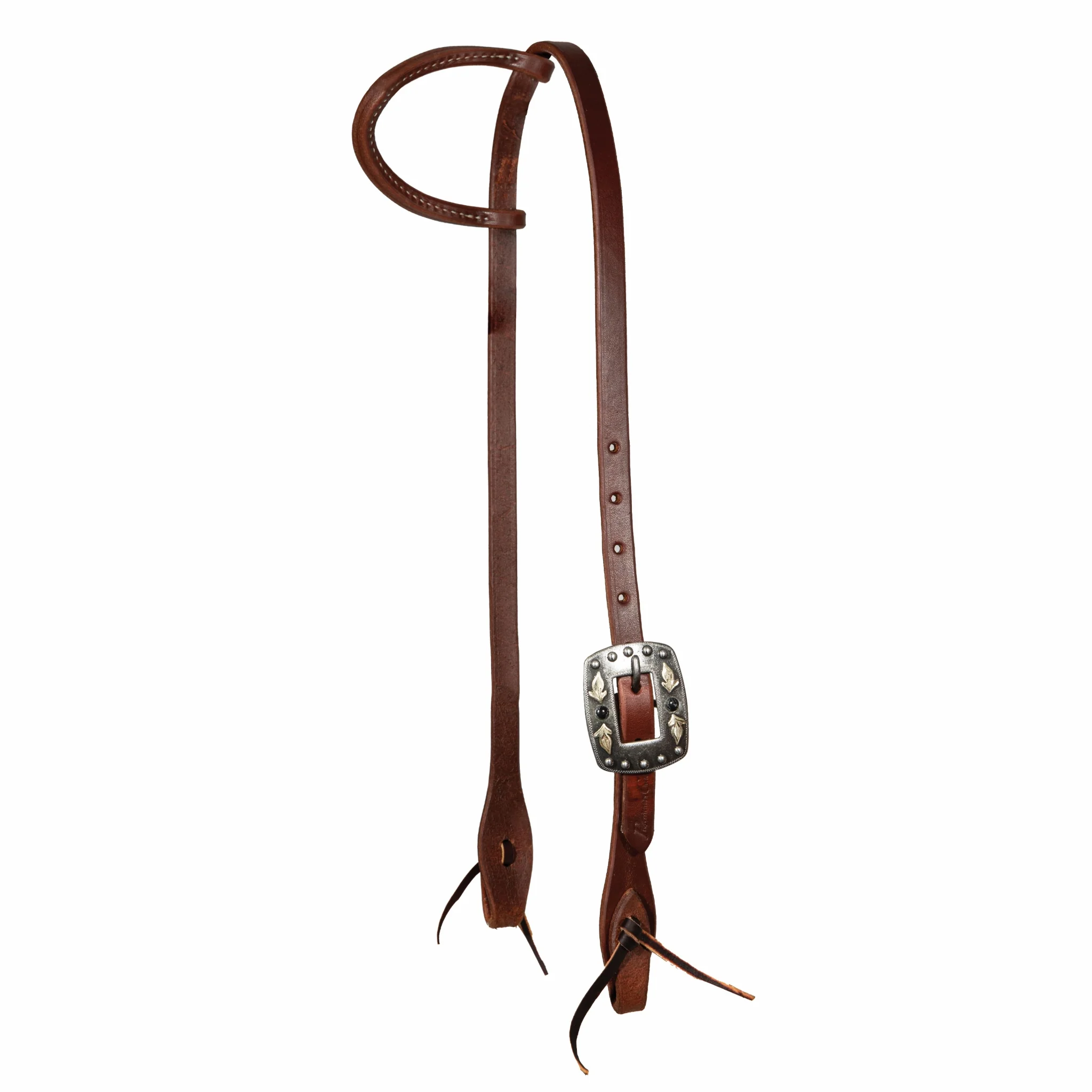 Professionals Choice Ranch Heavy Oiled 5/8" Single Ear Headstall - Image 2