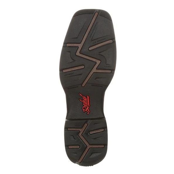 Rebel Durango Mens Sq Pull-on Choc Boots - Image 6