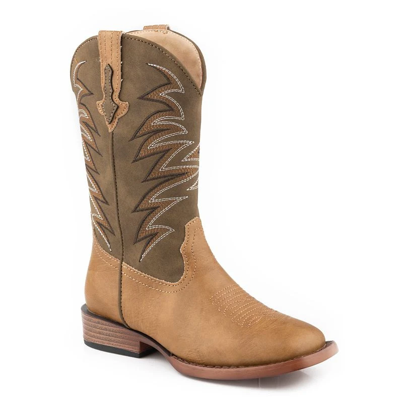 Roper Childs Clint Square Toe Boots