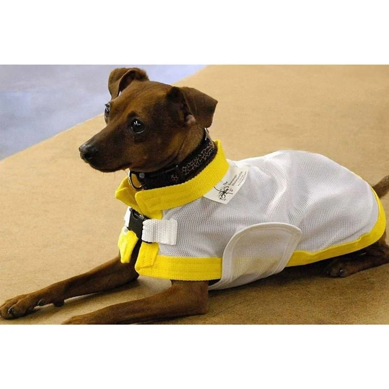 Saratoga Horseworks K9 Kool Coat 8 White/Black - Image 2