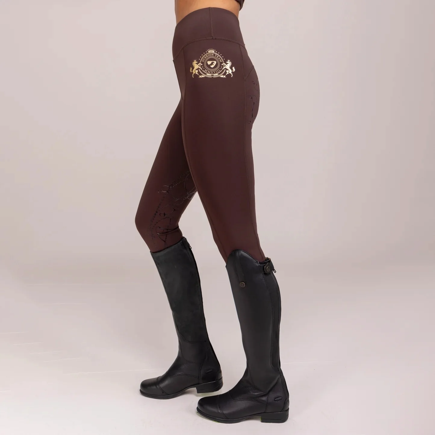 Shires Aubrion Team Riding Tights - Image 6
