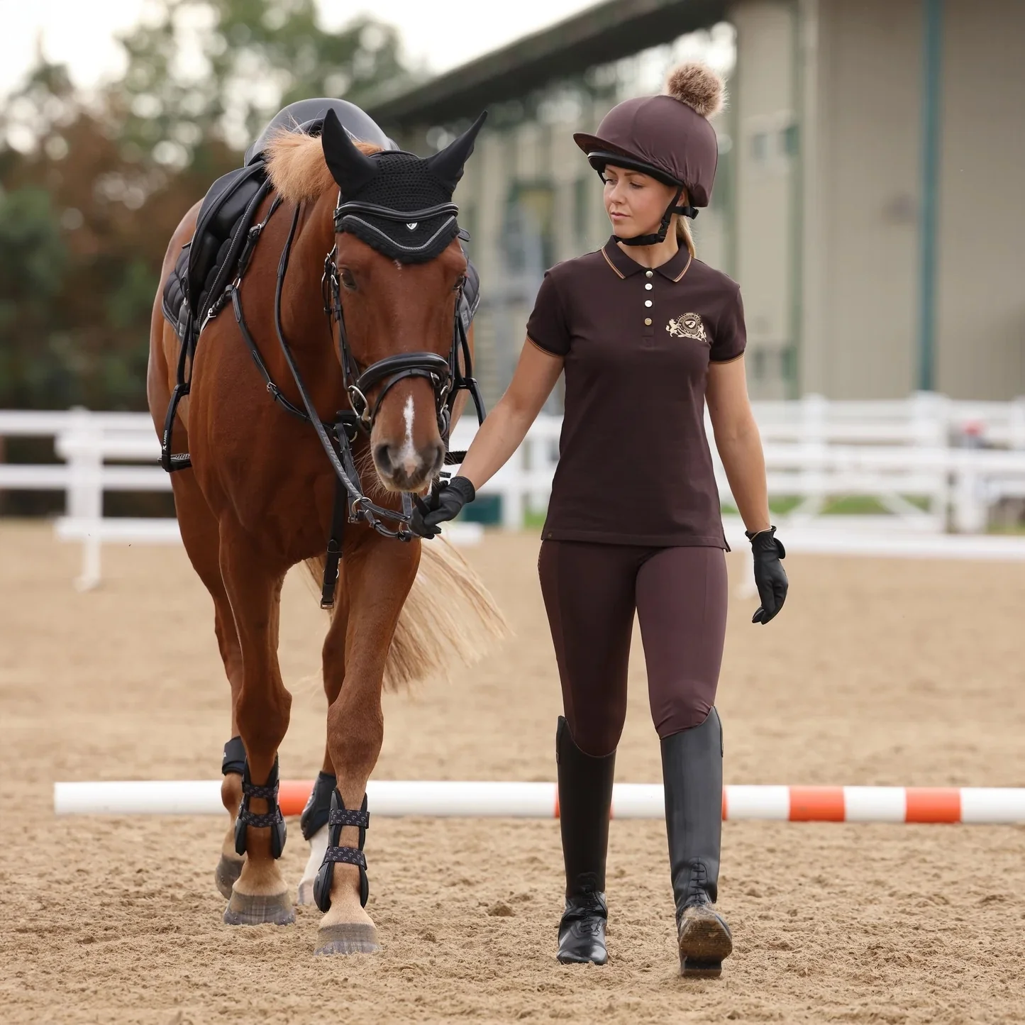 Shires Aubrion Team Riding Tights - Image 7