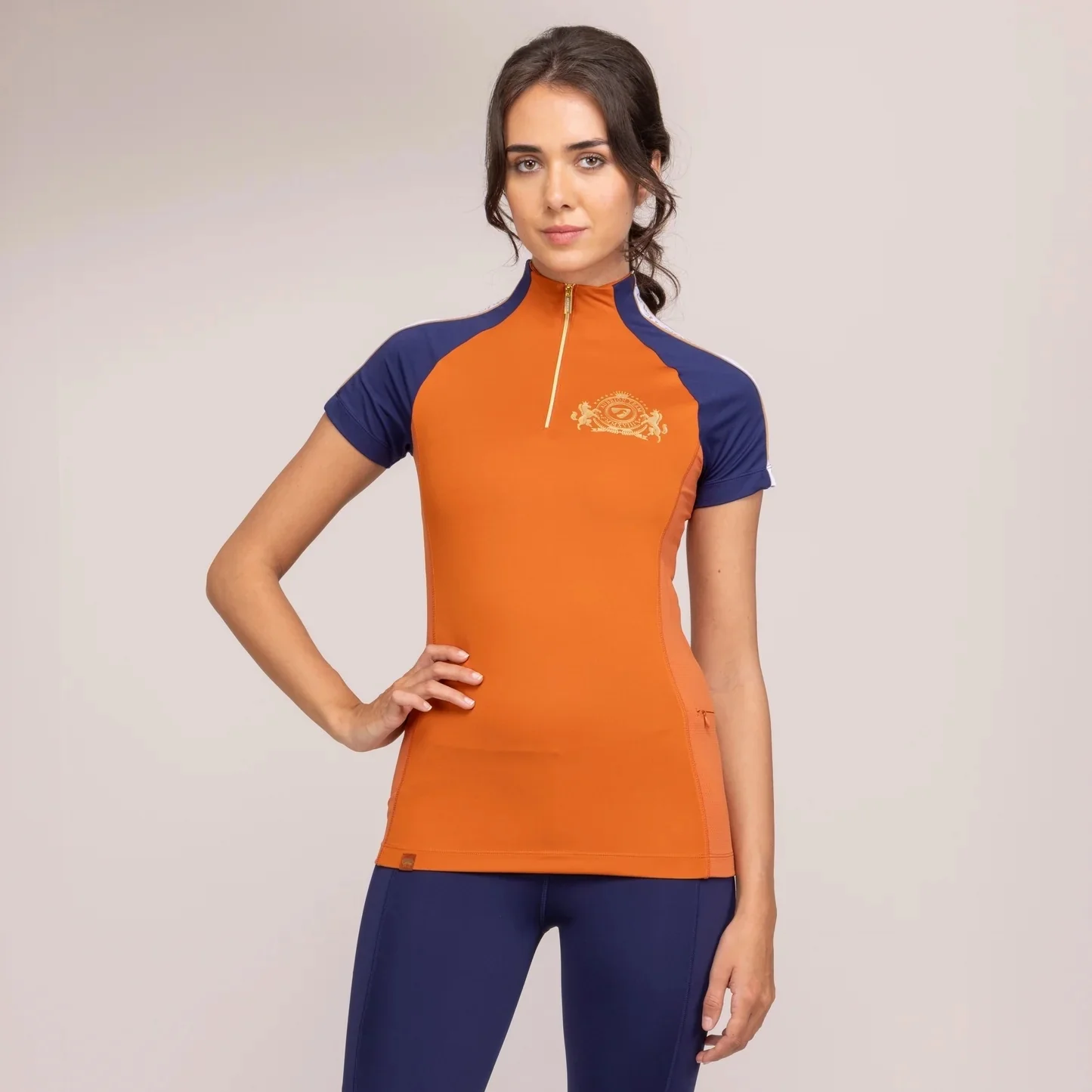 Shires Aubrion Team Short Sleeve Base Layer - Image 3