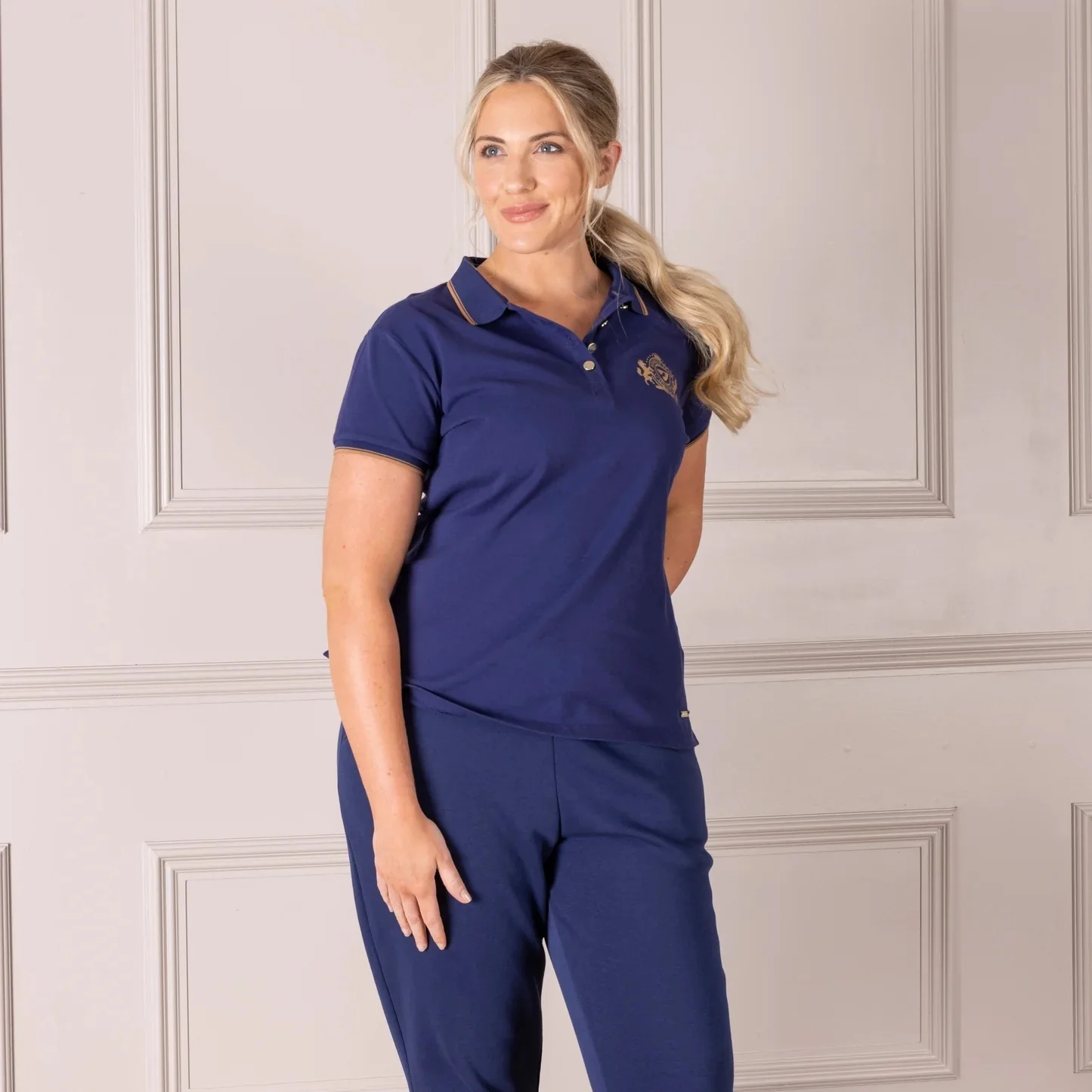 Shires Aubrion Team Short Sleeve Polo - Image 3