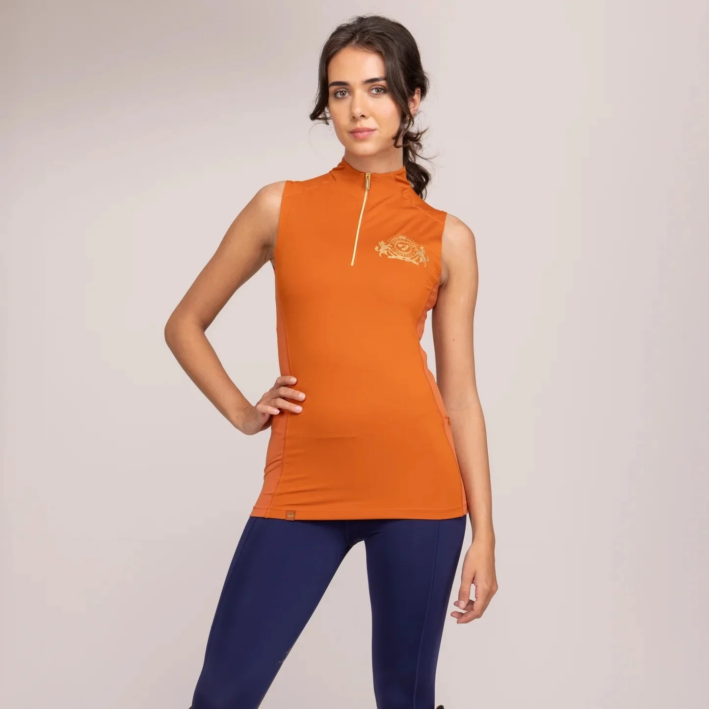 Shires Aubrion Team Sleeveless Base Layer - Image 3