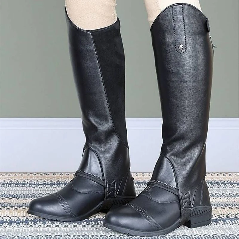 Shires Kids Moretta Suede Half Chaps - Image 2