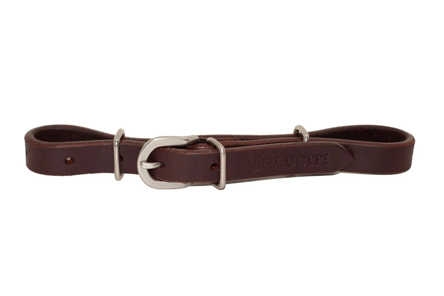 Shires Velociti Leather Curb