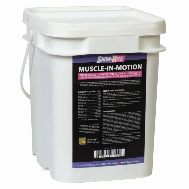 Show-Rite Muscle-In-Motion 20 LB Pail
